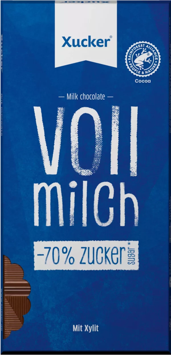 Čokoláda so zníženým obsahom cukru - Mliečna 38%, 80g